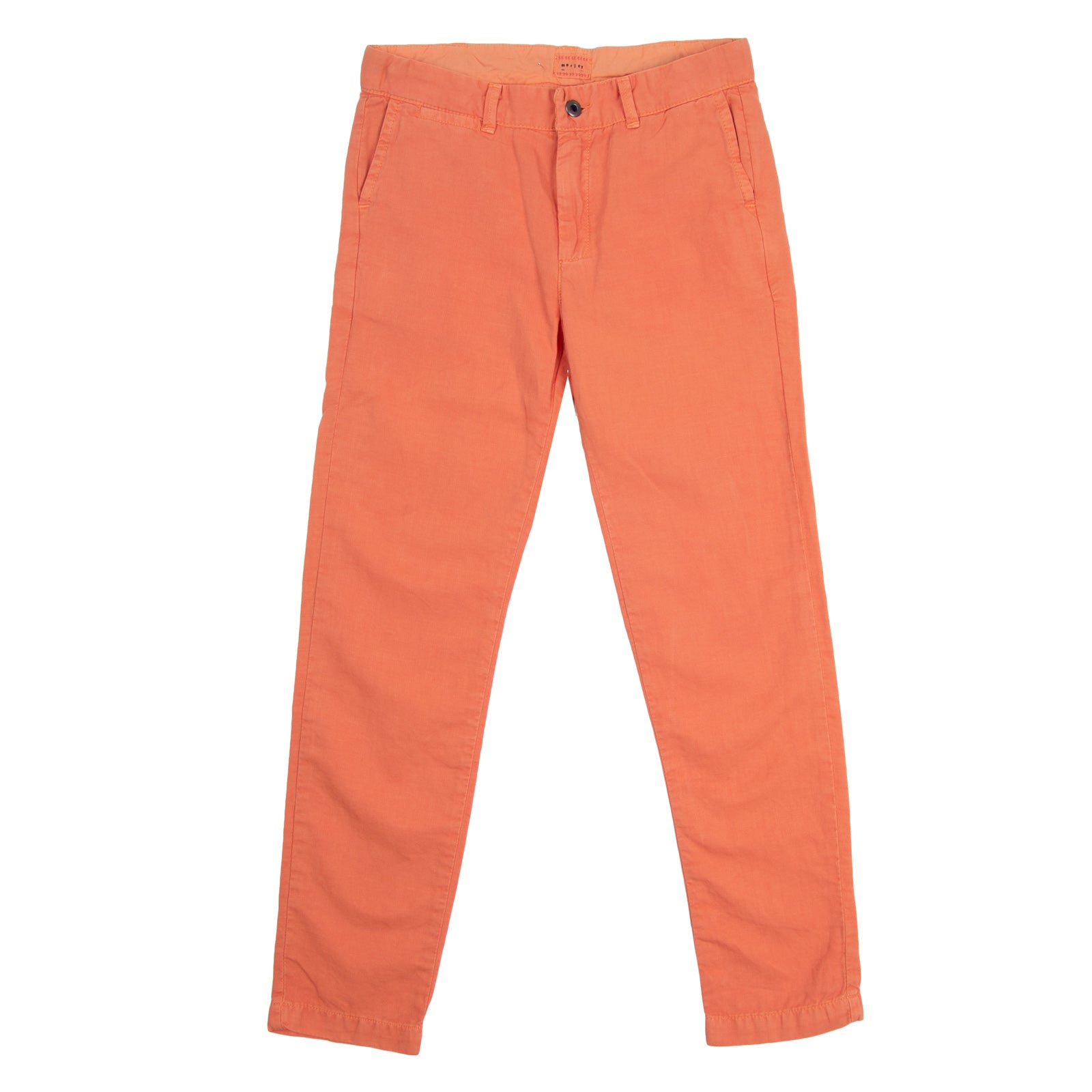 MORLEY Trousers Size 10-Y Linen Blend Garment Dye Adjustable Waist gallery main photo