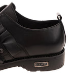 RRP €120 CULT Leather Slip On Shoes EU38 UK5 US7.5 Rhinestones Ruffle Logo Bow gallery photo number 7