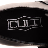 RRP €120 CULT Leather Slip On Shoes EU38 UK5 US7.5 Rhinestones Ruffle Logo Bow gallery photo number 8