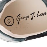 GEORGE J. LOVE Sneakers EU 39 UK 6 US 9 Contrast Leather Lace Trim Made in Italy gallery photo number 9