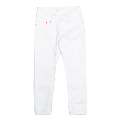 PAULINE B. Jeans Size 4Y White Stretch gallery photo number 1