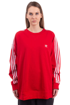 ADIDAS ORIGINALS Sweatshirt Plus Size 3X Two Tone 3-Iconic Stripes Crew Neck gallery photo number 3