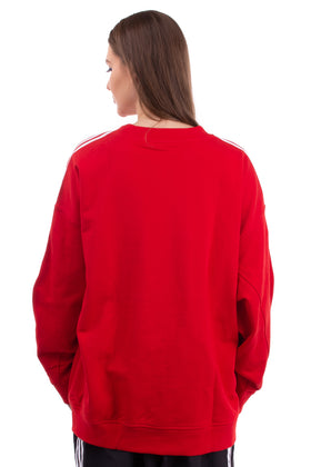 ADIDAS ORIGINALS Sweatshirt Plus Size 3X Two Tone 3-Iconic Stripes Crew Neck gallery photo number 4