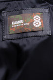 RRP €245 CAMOU By 8 Leather Jacket Size M Contrast Inserts Padded Zipped Cuffs gallery photo number 6