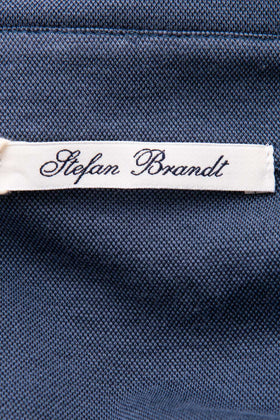STEFAN BRANDT Polo Shirt Size M HANDMADE Split Hem Short Sleeve Half Button gallery photo number 6