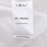 RRP €105 LE BEBE Satin A-Line Dress Size 6M Flower Details Pleated Rhinestones gallery photo number 7