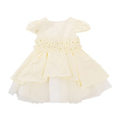 RRP €140 PETIT Fit & Flare Dress Size 9M Tulle Inserts Rhinestone Made in Italy gallery photo number 1