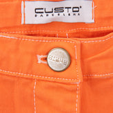 CUSTO BARCELONA Mini Shorts Size 34 / 8Y Stretch Garment Dye Frayed Cuffs gallery photo number 4