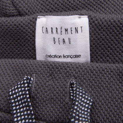 CARREMENT BEAU Trousers Size 6M / 67CM Textured Drawstring Waist gallery photo number 4