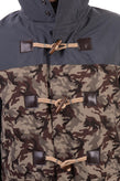 RRP €250 CAMOU By 8 Duffle Coat Size S Wool Blend Lined Camouflage Made in Italy gallery photo number 6
