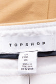 TOPSHOP Trousers Size UK 6 / XS Stretch Beige High Cropped Flare Leg gallery photo number 8