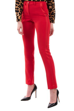 NENETTE Tailored Trousers Size 38 / XS Stretch Contrast Inserts Regular Fit gallery photo number 3