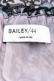 BAILEY 44 Crepe Blouse Size S Floral See Through Off The Shoulder Made in USA gallery photo number 6