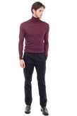 RRP €105 MYTHS Chino Trousers Size 50 / L Dark Blue Garment Dye Zip Fly gallery photo number 1