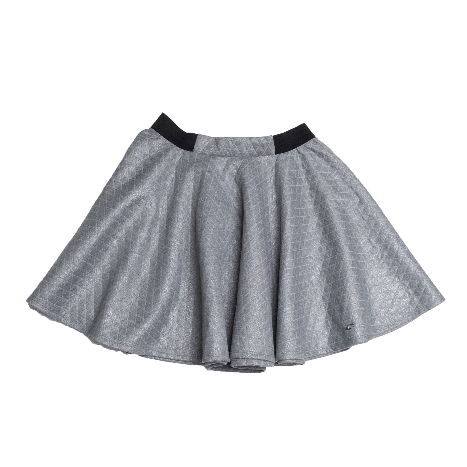 LIU JO JUNIOR Flare Skirt Size 16Y / 170CM Textured Lame Effect gallery main photo