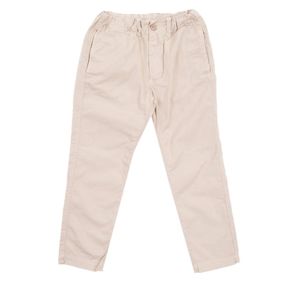 8 Chino Trousers Size 5Y Beige Garment Dye Elasticated Waist Made in Italy gallery photo number 1