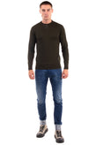 RRP €120 LIU JO UOMO Jumper Size S Thin Knit Raw Edges Long Sleeve Crew Neck gallery photo number 1