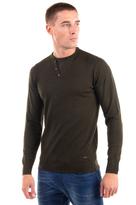 RRP €120 LIU JO UOMO Jumper Size S Thin Knit Raw Edges Long Sleeve Crew Neck gallery photo number 4