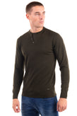 RRP €120 LIU JO UOMO Jumper Size S Thin Knit Raw Edges Long Sleeve Round Neck gallery photo number 4