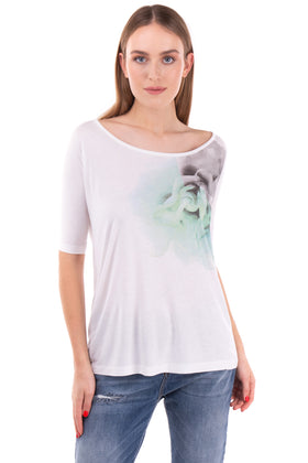 RRP€190 FULL CIRCLE T-Shirt Top Size 8 XS 3/4 Sleeve Scoop Neck Made in Portugal gallery photo number 2