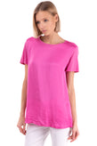 SWEET MATILDA Top Size XS Pink Short Sleeve Round Neck Made in Italy gallery photo number 3