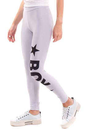 BOY LONDON Leggings Size S Stretch Elasticated Waist Coated Logo Made in Italy gallery photo number 3