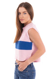 RRP €115 TWISTY PARALLEL UNIVERSE Tank Top Size L Two Tone Made in Italy gallery photo number 4