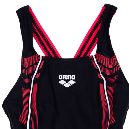 ARENA One Piece Swimsuit Size 6-7Y MAXFIT Chlorine Resistant UV Protection gallery photo number 3