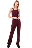 PIERRE DARRE Jumpsuit Size S Drawcord Waist Scoop Neck Made in Portugal gallery photo number 2