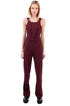 PIERRE DARRE Jumpsuit Size S Drawcord Waist Scoop Neck Made in Portugal gallery photo number 1