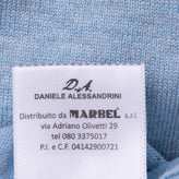 DANIELE ALESSANDRINI Jumper Size 8Y Blue Ribbed Cuffs & Hem Knit gallery photo number 7