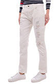 RRP €150 TWIN-SET T.S.J. Jeans Size 27 Stretch Ripped Rhinestone Made in Italy gallery photo number 5