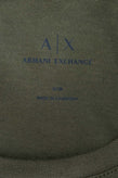 ARMANI EXCHANGE T-Shirt Top Size M Coated Logo Front Short Sleeve Crew Neck Slim gallery photo number 6