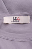 RED+ By RED SOUL T-Shirt Top Size M Melange Effect Short Sleeve Round Neck gallery photo number 6