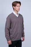 RRP €180 HACKETT Cashmere Silk - Wool Jumper B&T Size 0XL Melange Long Sleeve gallery photo number 4