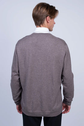 RRP €180 HACKETT Cashmere Silk - Wool Jumper B&T Size 0XL Melange Long Sleeve gallery photo number 5