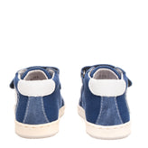 BALOCCHI Baby Canvas & Suede Leather Sneakers EU18 UK2 US3 Star Patched Low Top gallery photo number 5