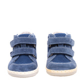 BALOCCHI Baby Canvas & Suede Leather Sneakers EU18 UK2 US3 Star Patched Low Top gallery photo number 2