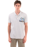 BOB Polo Shirt Size XXL Pique Cotton Hand Painted Car Made in Italy gallery photo number 2