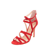 RRP €175 FEDERICA STELLA Leather Strappy Sandals Size 38 UK 5 US 8 Made in Italy gallery photo number 3