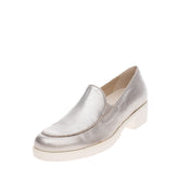 MELLUSO Leather Loafer Shoes EU 38 UK 5 US 8 Metallic Effect Made in Italy gallery photo number 1