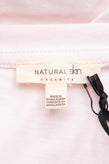 NATURAL SKIN Organic Cotton T-Shirt Top Size L Stretch Short Sleeve V Neck gallery photo number 6