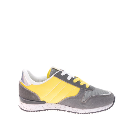 ENRICO COVERI Kids Leather & Mesh Sneakers Size 31 UK 12.5 US 13.5 Colour Block gallery photo number 4