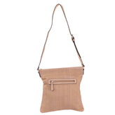 RRP €140 TSD12 RESEARCH Woven Crossbody Bag Grainy Details Studded Zipped gallery photo number 3