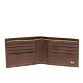 LA MARTINA Leather Bifold Wallet HANDMADE Vintage -Look Embossed - Stitched gallery photo number 3