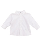 ALETTA Shirt Size 6M / 68CM Ivory Contrast Front Long Sleeve Made in Italy gallery photo number 1