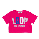 LADP T-Shirt Top Size 4Y Coated Front Glitter Made in Italy gallery photo number 1