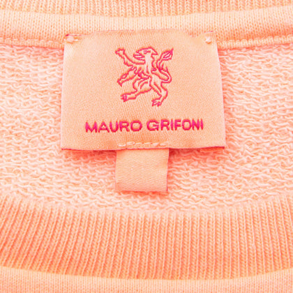 MAURO GRIFONI Cropped Sweatshirt Size 6Y Coated Front Short Sleeves gallery photo number 4