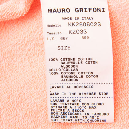 MAURO GRIFONI Cropped Sweatshirt Size 6Y Coated Front Short Sleeves gallery photo number 6