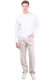 RRP €130 LES COPAINS Trousers Size 56 / 3XL Stretch Beige Zip Fly Regular Fit gallery photo number 1